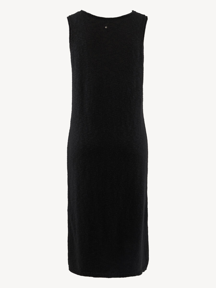 Gebreide jurk - zwart, Black Beauty, hi-res