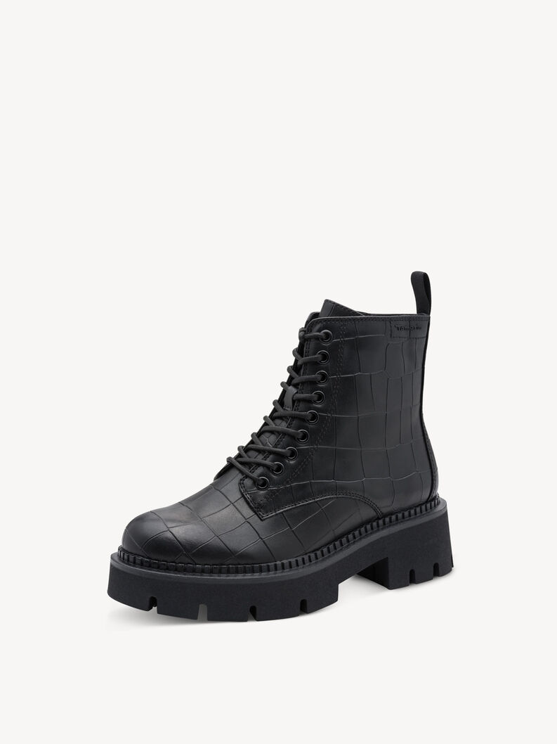 Bootie - black, BLACK CROCO, hi-res
