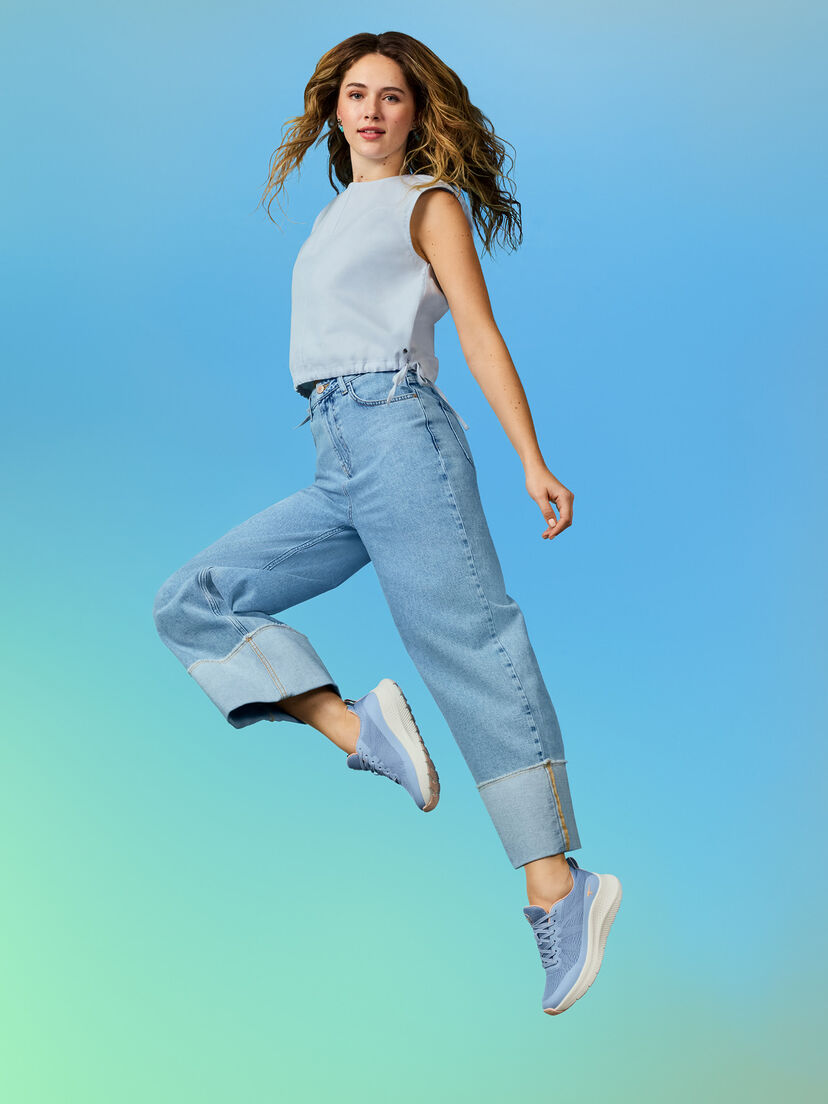 Sneaker - blauw, LIGHT BLUE, hi-res