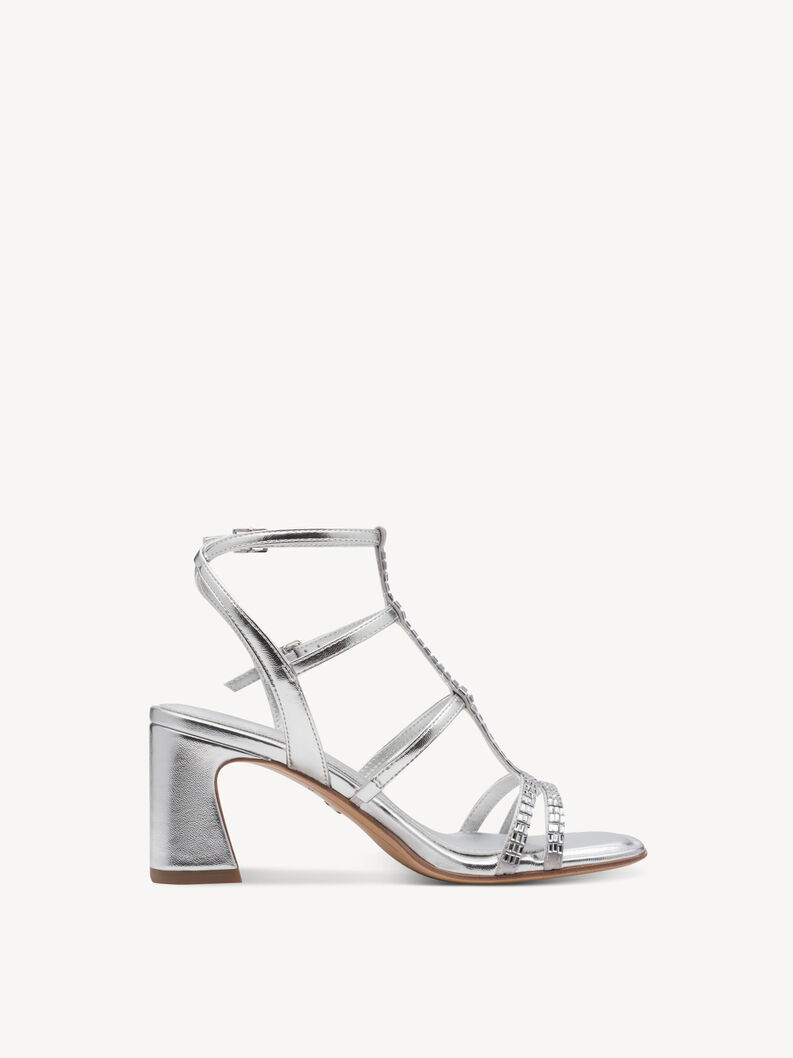 Sandalo - metallico, SILVER, hi-res