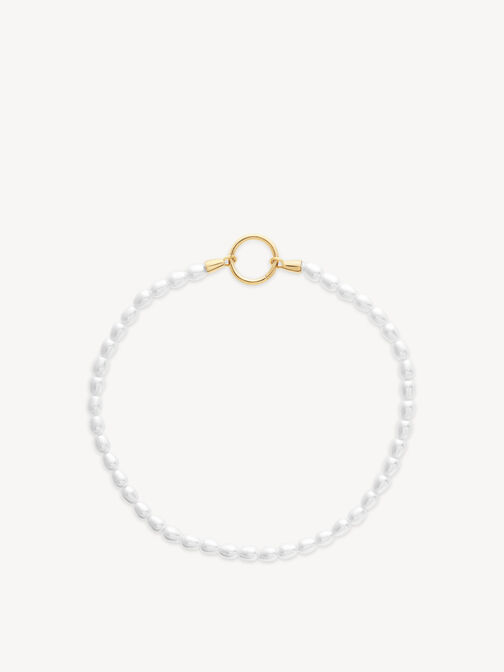 Anklet, gold, hi-res