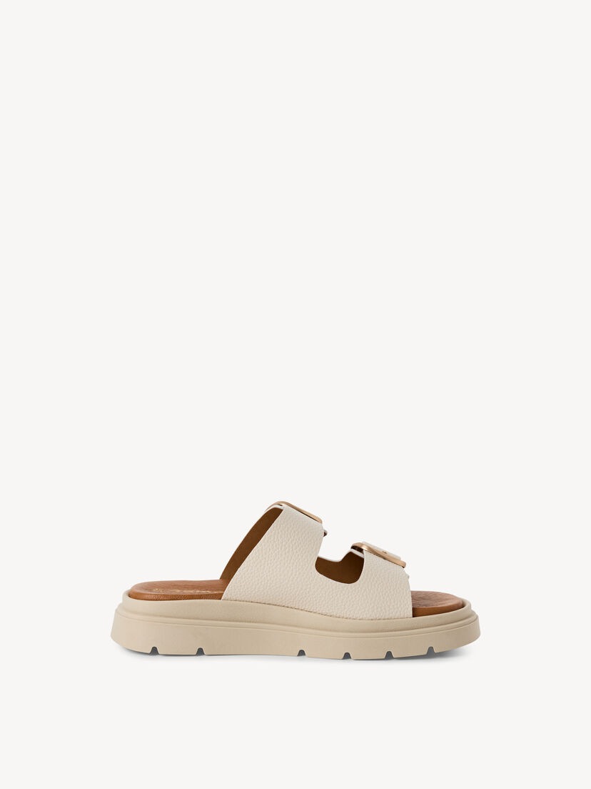 Leren Slipper - beige, IVORY LEATHER, hi-res