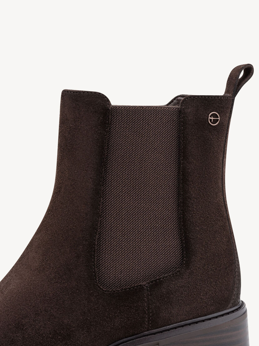 Leren Chelseaboot - bruin, MOCCA SUEDE, hi-res