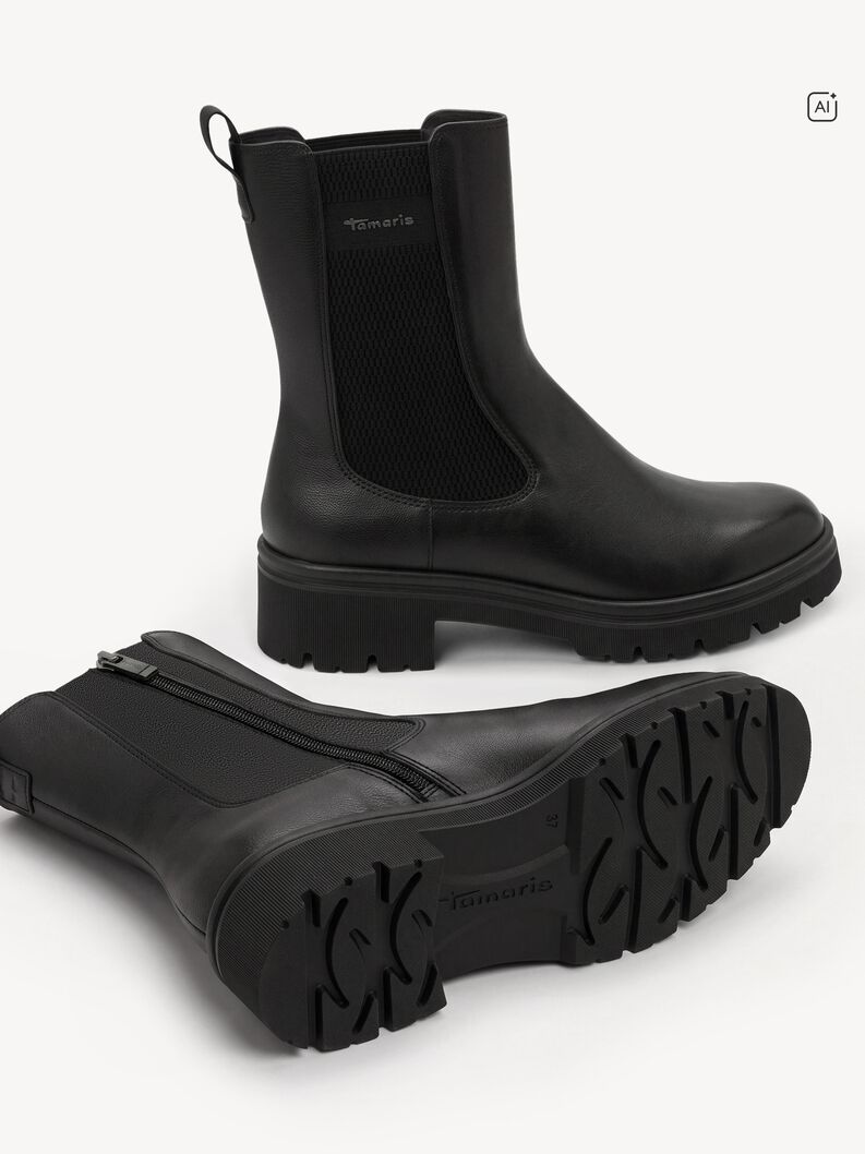 Stivaletti Chelsea, BLACK, hi-res