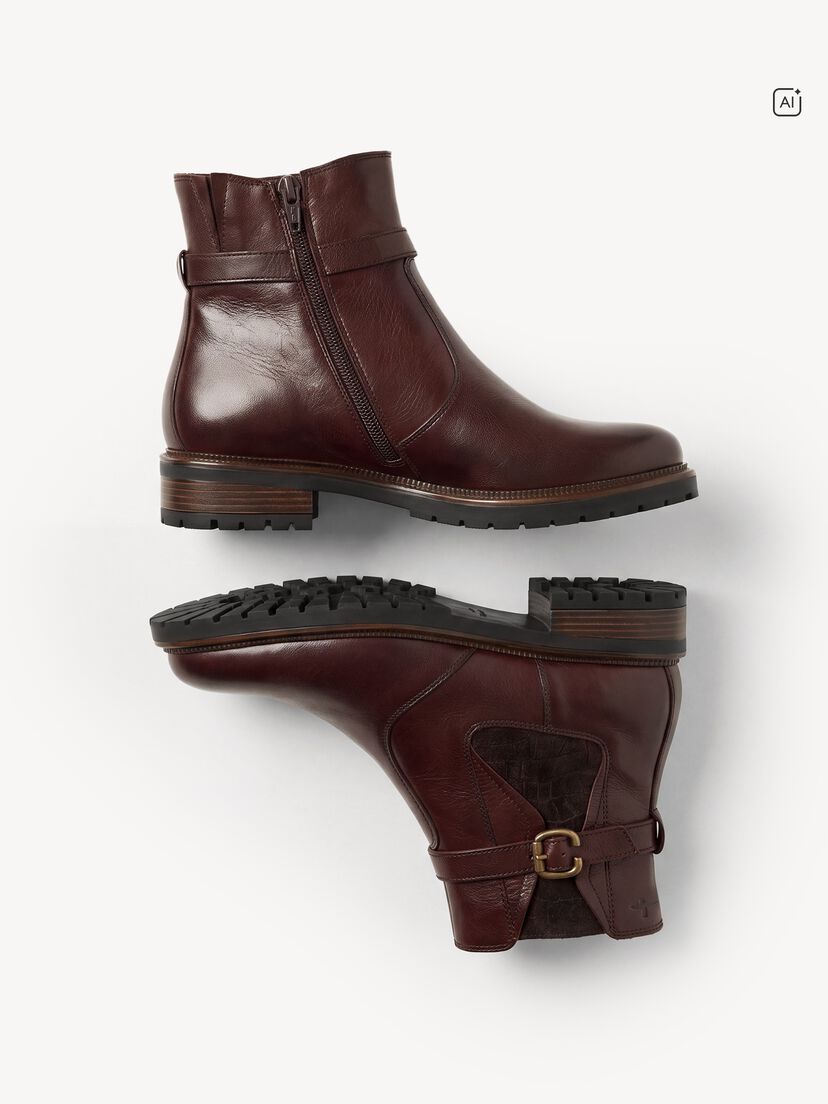 Leren Chelseaboot - bruin, BRANDY, hi-res