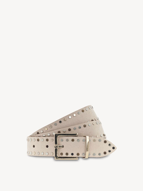 Ceinture &agrave; rivets, dunkle vanille, hi-res
