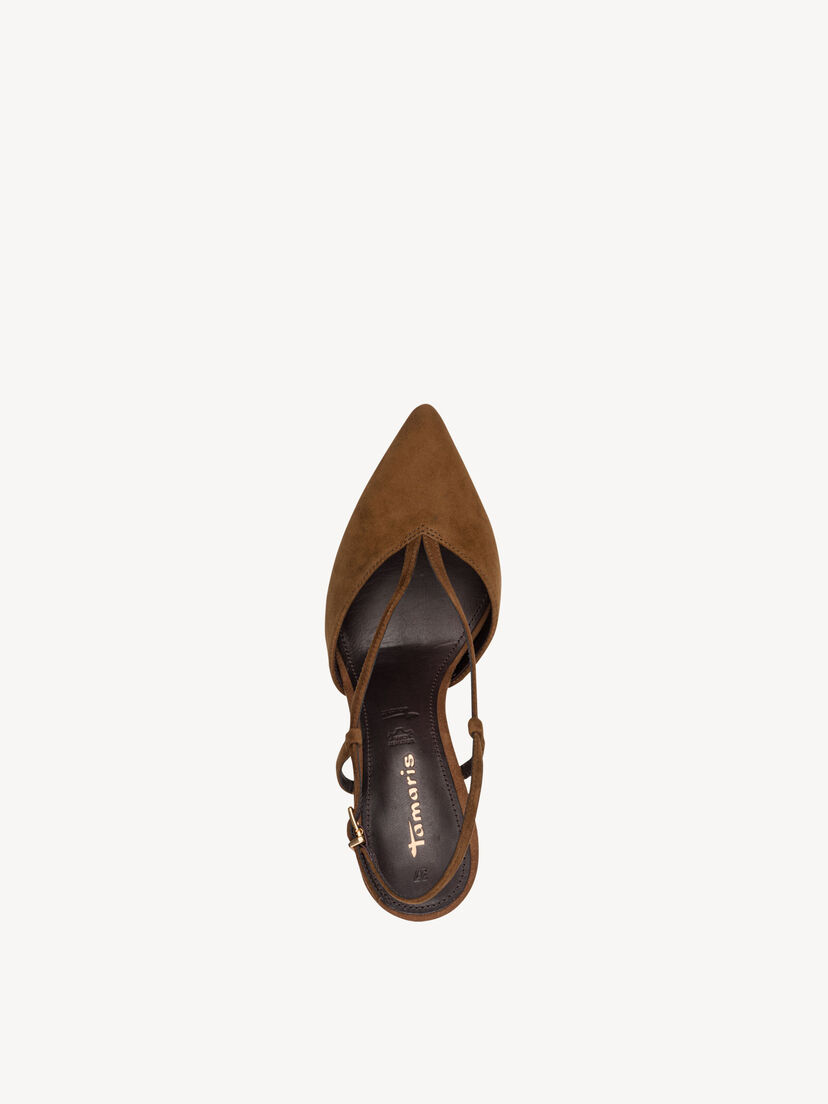 Slingpumps, cognac, hi-res