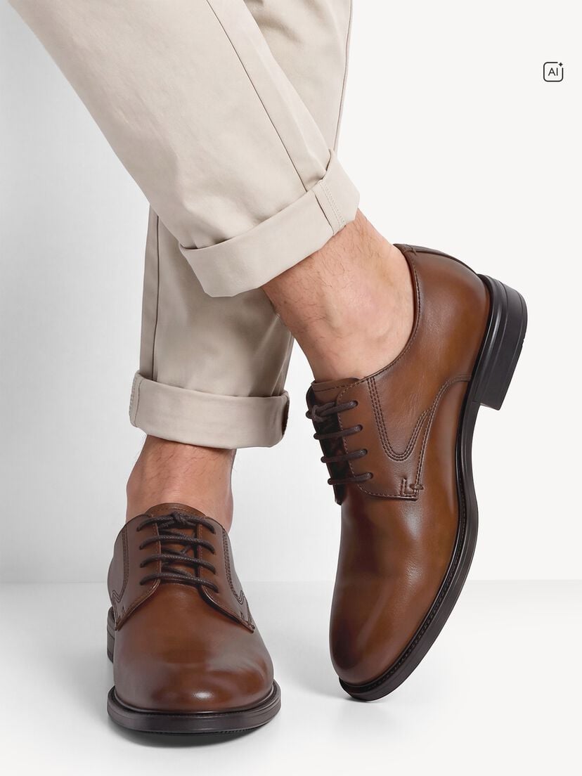 Leren Lage schoen - bruin, cognac, hi-res