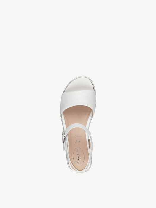 Sandaaltje, WHITE/SILVER, hi-res
