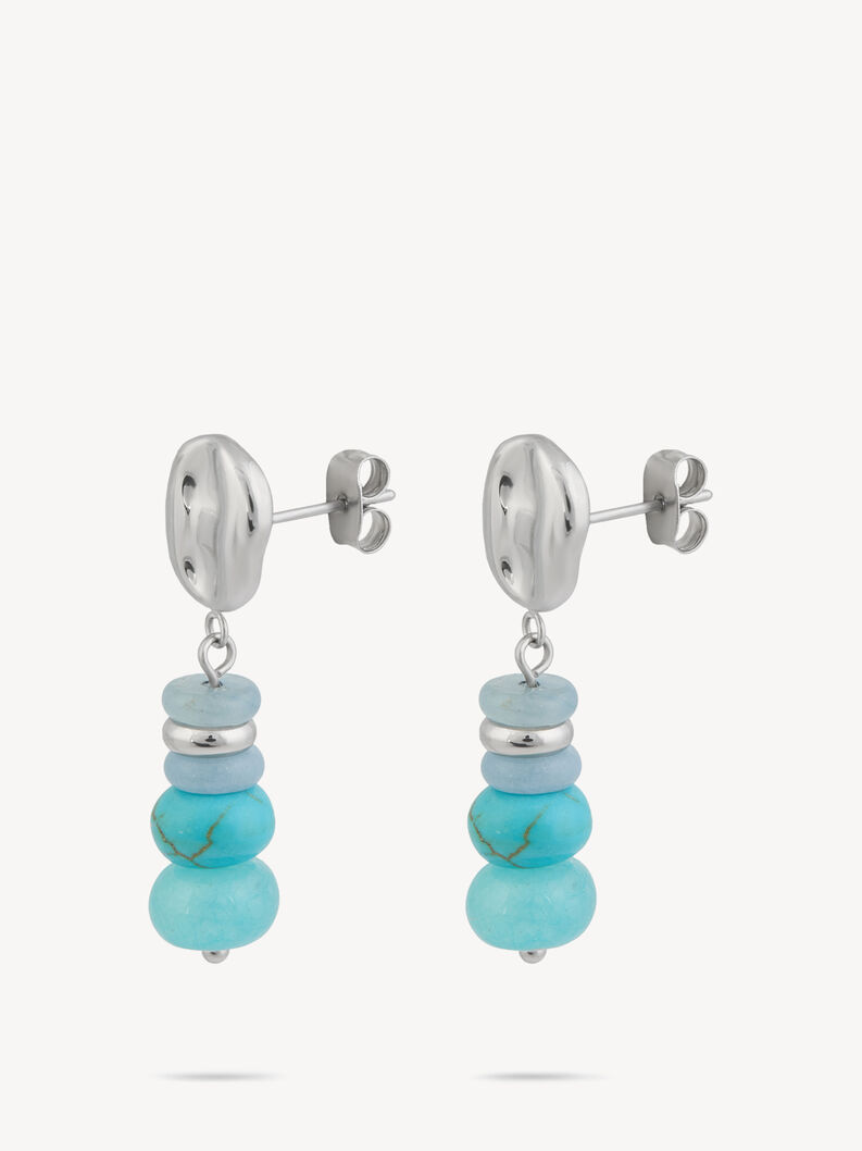 Earrings - silver, silver, hi-res
