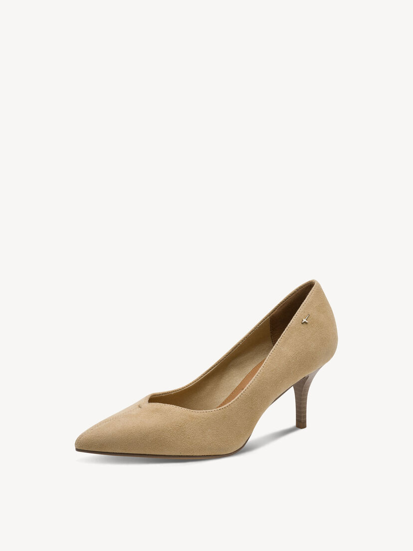 Leren Pumps - bruin, TAN, hi-res