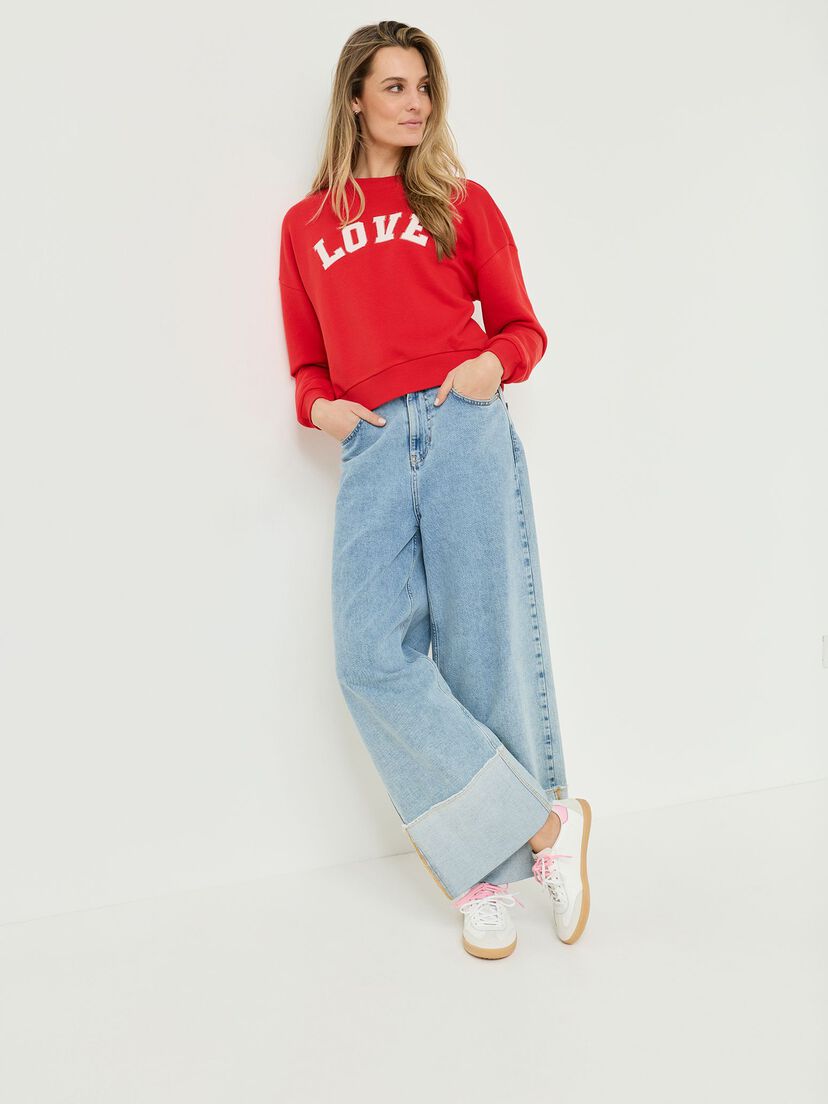 Sweater - rood, Goji Berry, hi-res