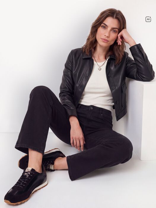 Sneaker, BLACK PATENT, hi-res