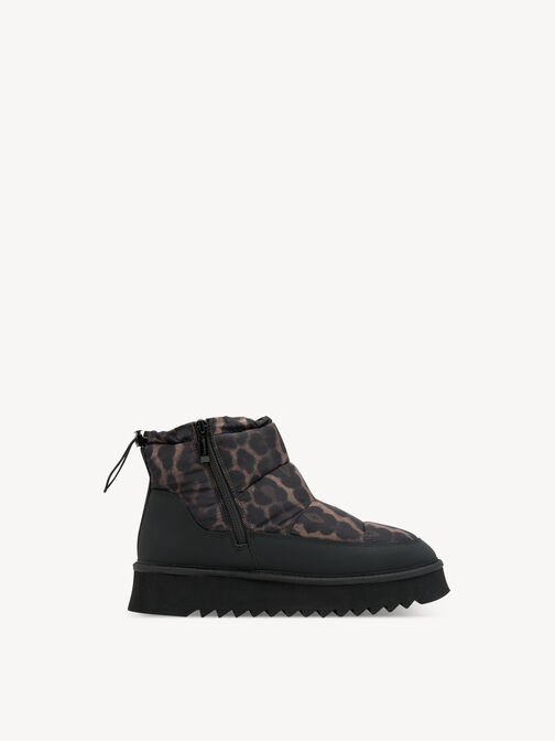 ankelboots, BLACK/LEOPARD, hi-res