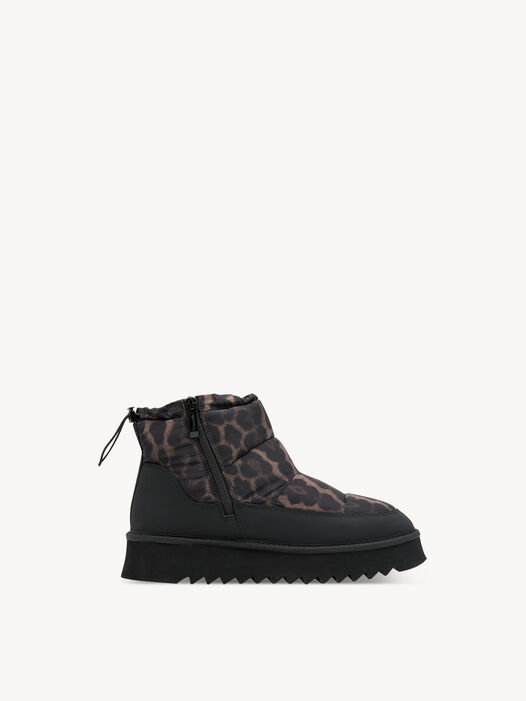 Enkellaarsje, BLACK/LEOPARD, hi-res