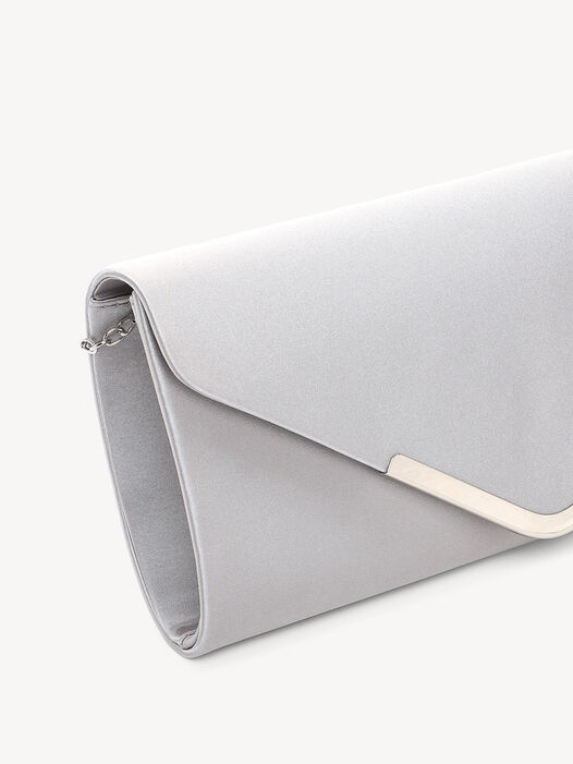 Clutch, silver, hi-res