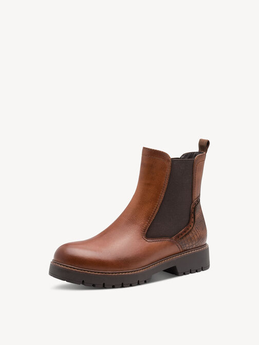 Bottine Chelsea, COGNAC LEATHER, hi-res