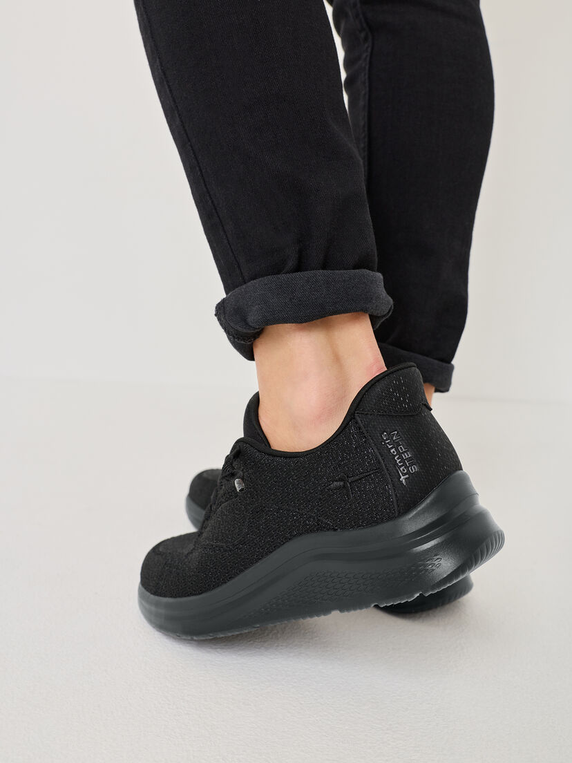 Sneaker - zwart, BLACK, hi-res