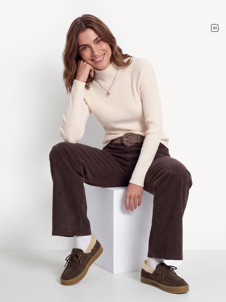 Ledermoccassin - braun, MOCCA, hi-res