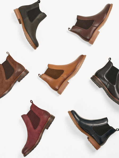 Bottine Chelsea, NAVY LEATHER, hi-res