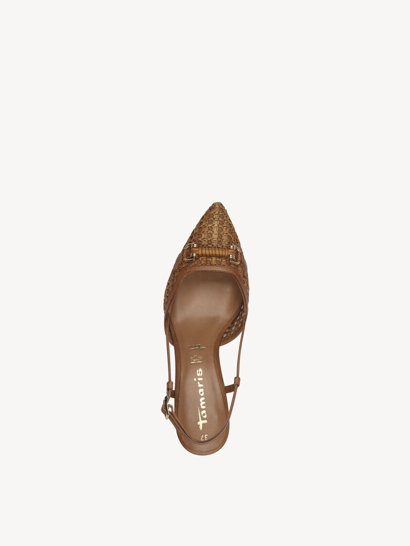 Slingpumps - bruin, cognac, hi-res