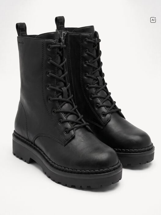 Enkellaarsje, BLACK MATT, hi-res