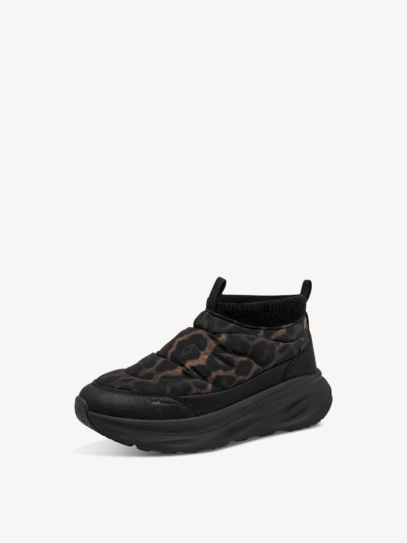Sneaker - zwart, BLACK/LEOPARD, hi-res