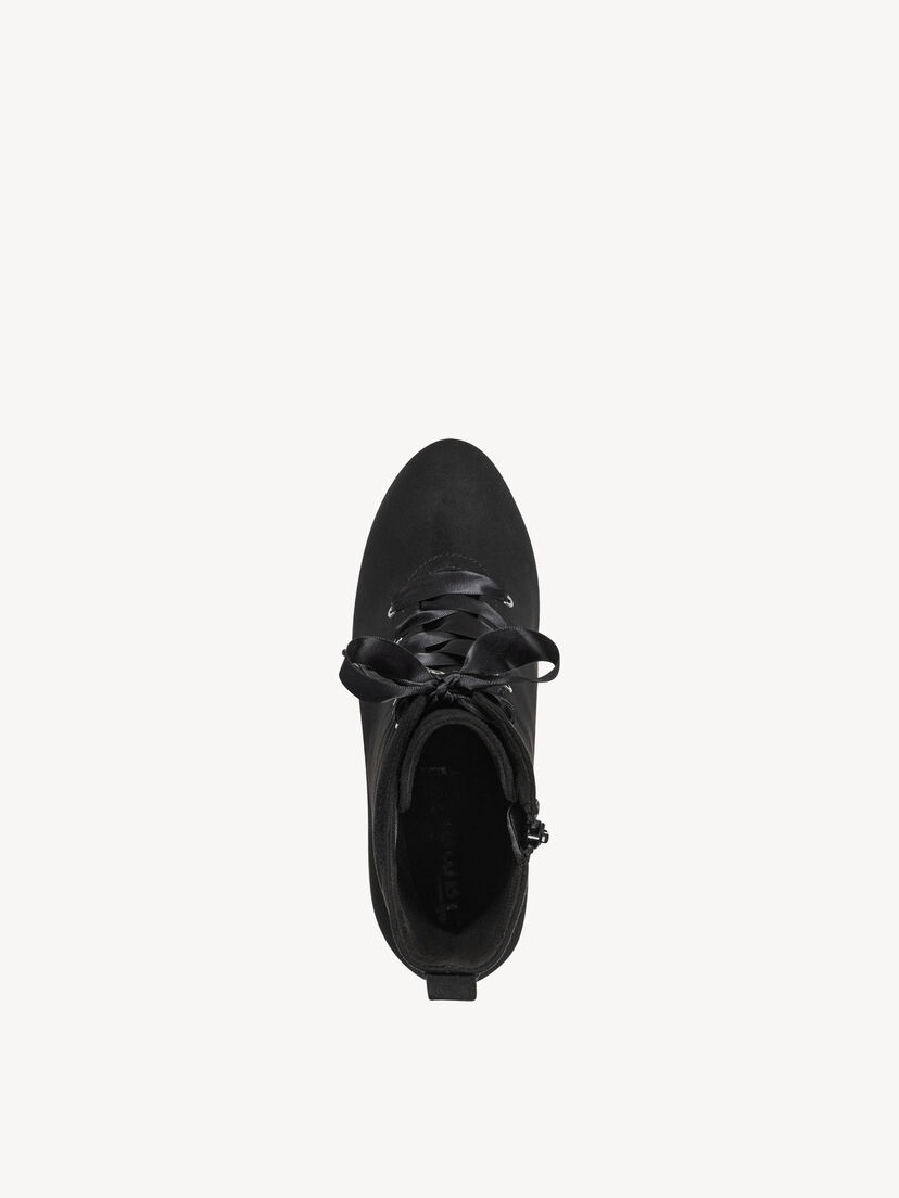 Enkellaarsje - zwart, BLACK, hi-res