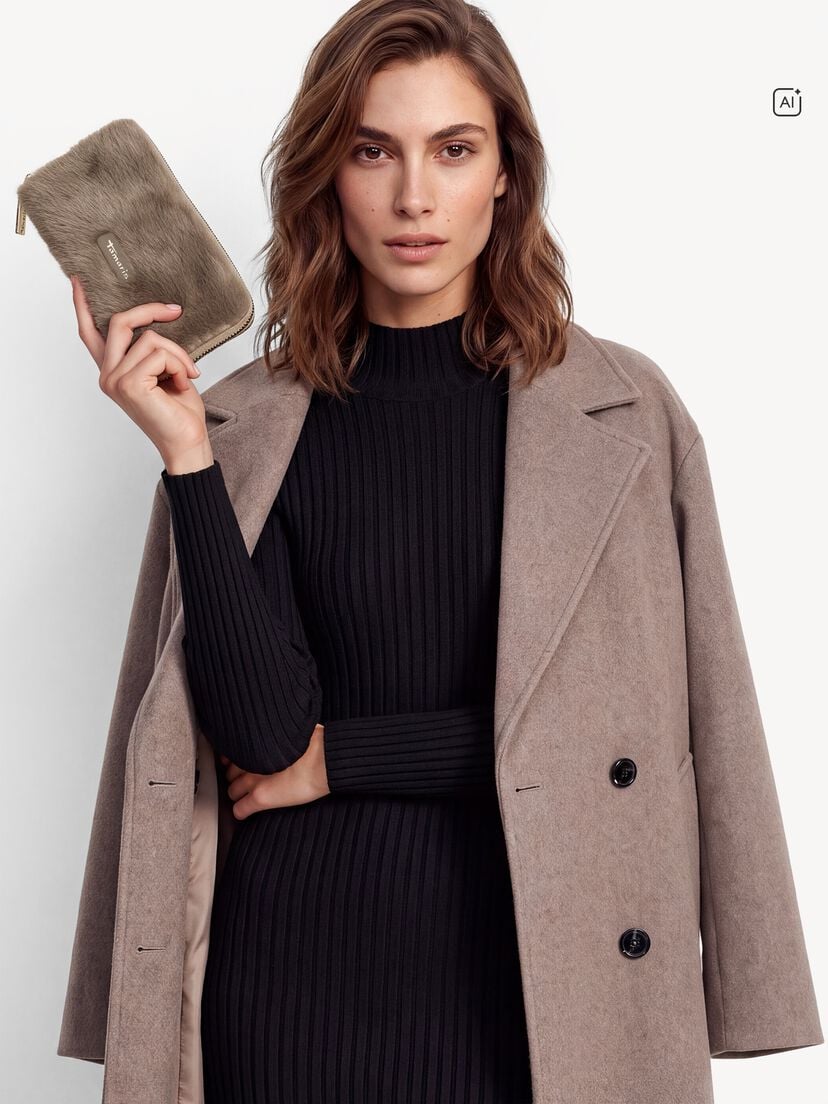 Portemonnee - bruin, taupe, hi-res