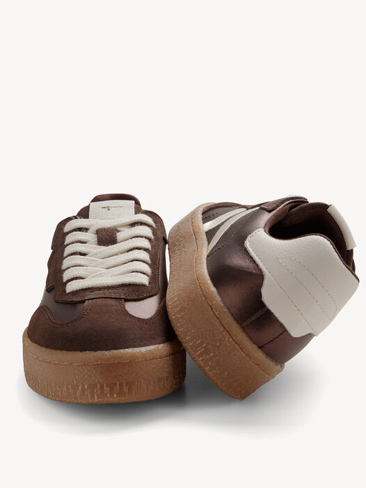 Sneaker, BROWN METALLIC, hi-res