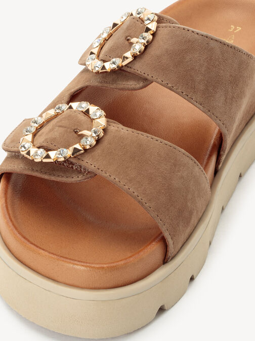 Mule, TAUPE SUEDE, hi-res