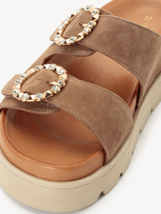 Slipper, TAUPE SUEDE, hi-res