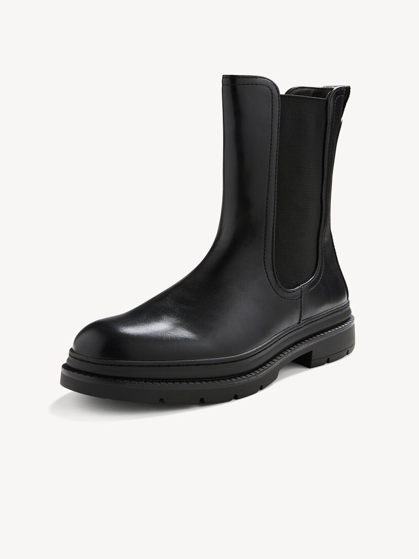 Chelseaboot - zwart, BLACK, hi-res