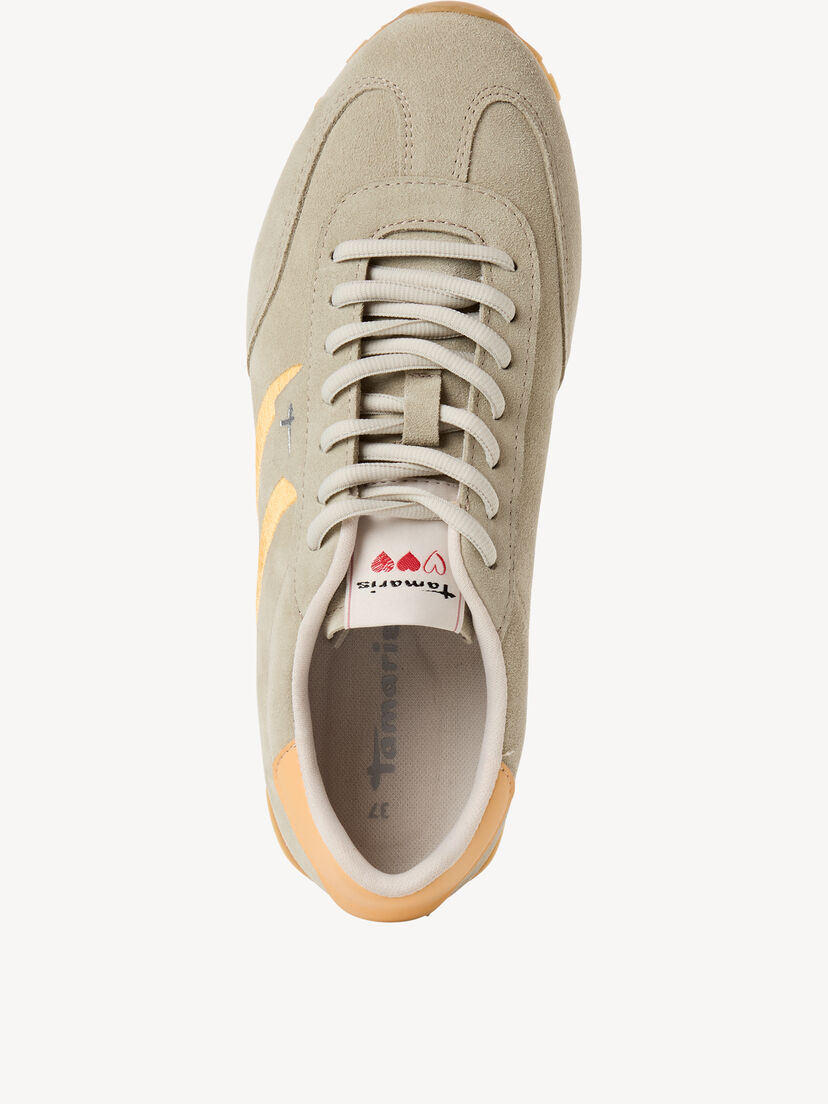 Leren Sneaker - groen, SAGE, hi-res
