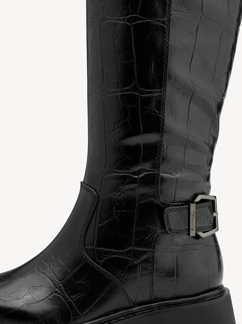 Bottes, BLACK CROCO, hi-res