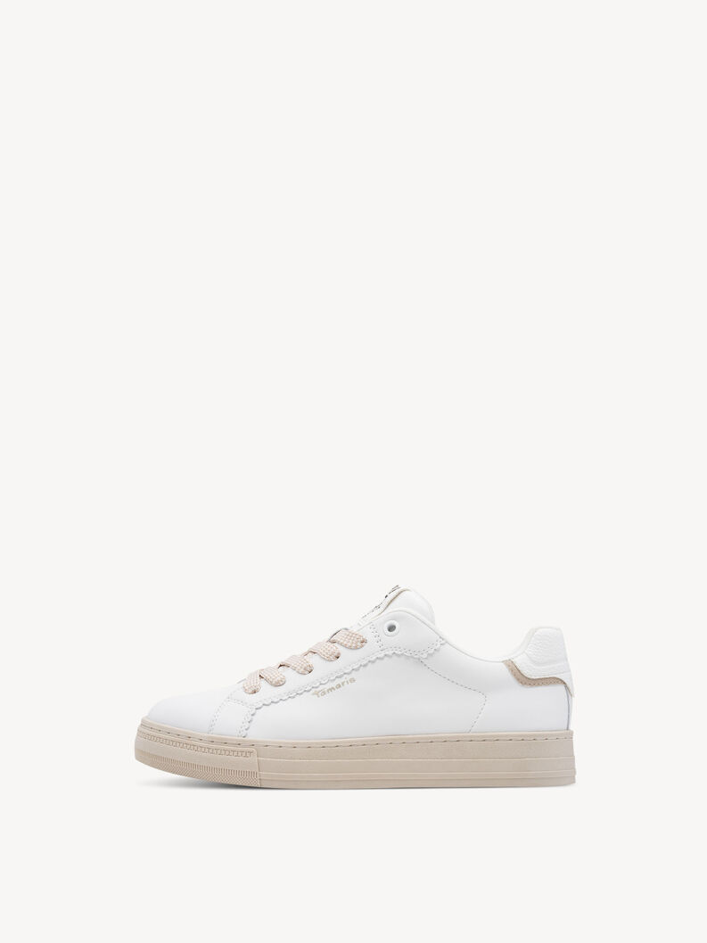 Sneaker - bianco, WHITE LEATHER, hi-res