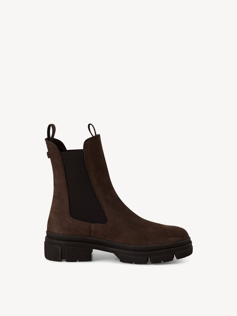 Leren Chelseaboot - bruin, MOCCA NUBUC, hi-res