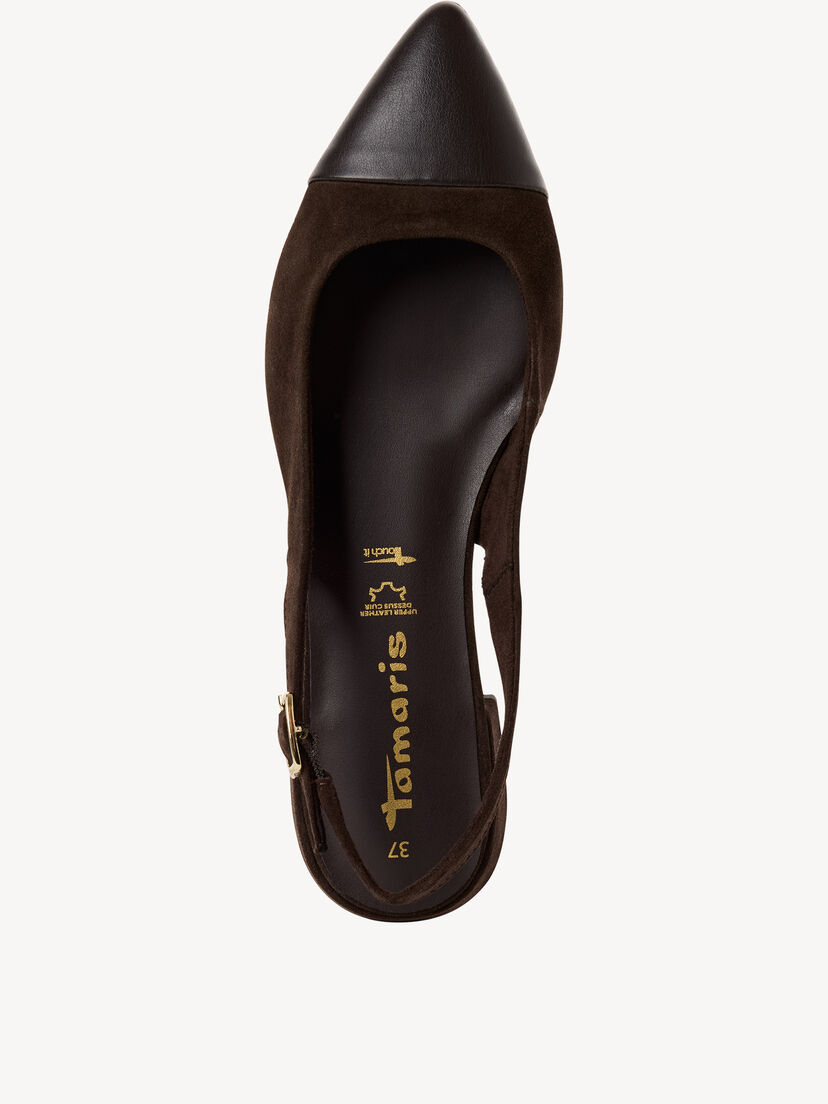 Slingpumps - bruin, MOCCA COMB, hi-res