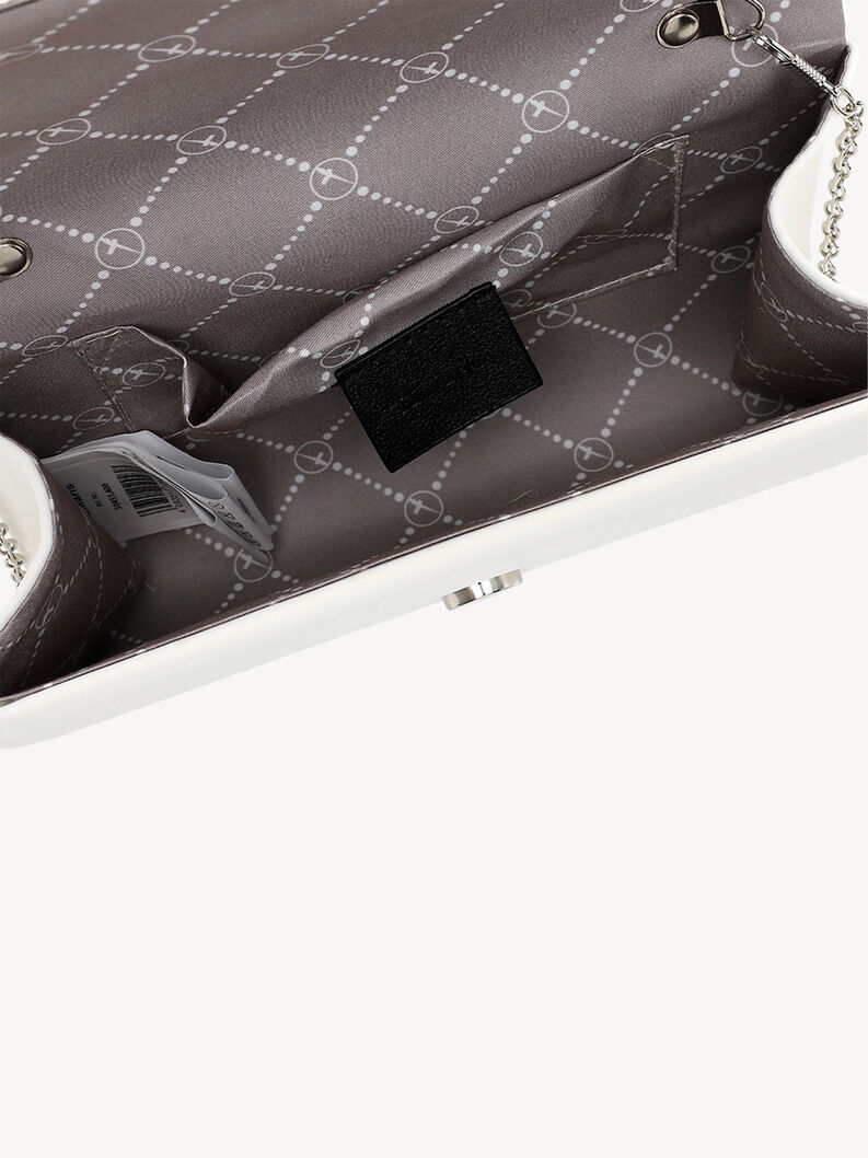 Clutch bag - white, white/white, hi-res