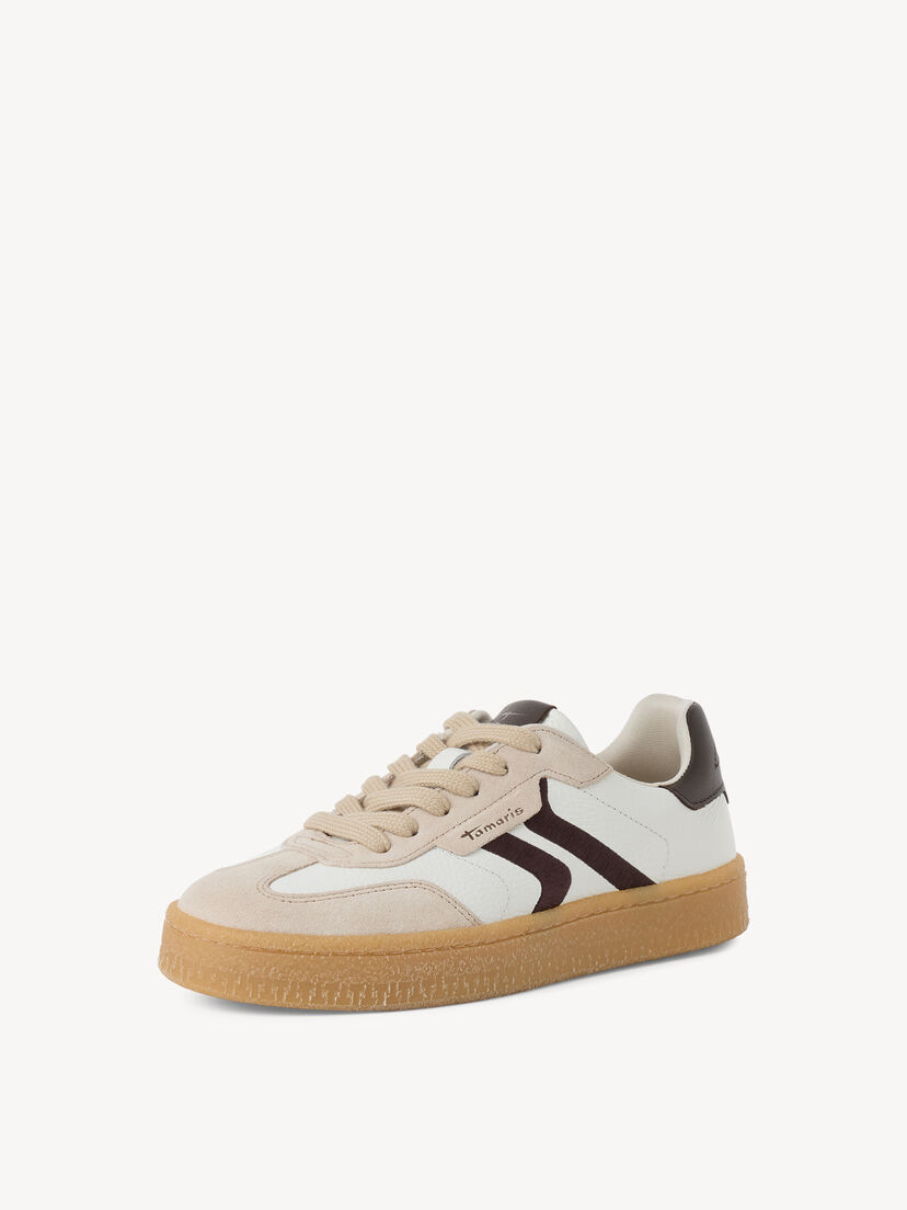 Leren Sneaker - wit, OFFWHITE COMB, hi-res