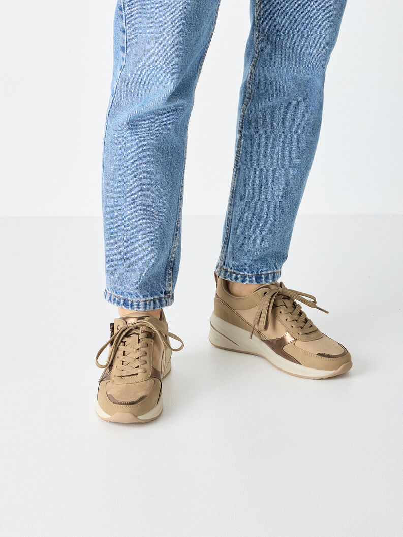 Sneaker - brun, beige, hi-res