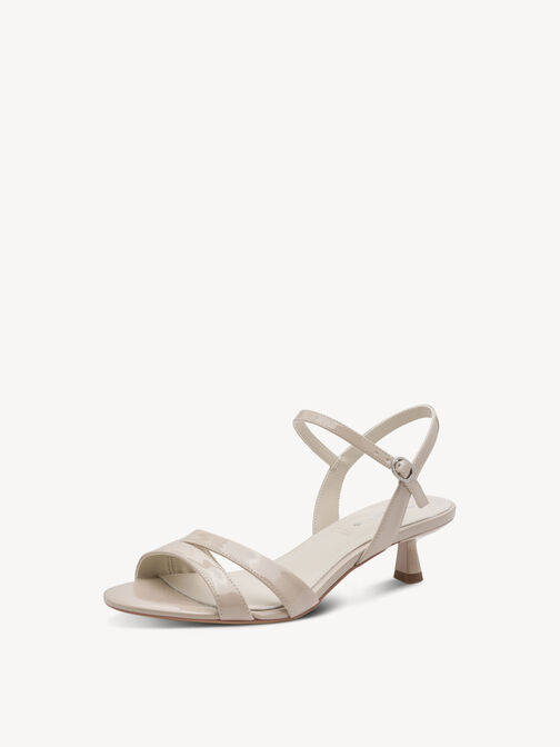 Sandale &agrave; talon, beige, hi-res