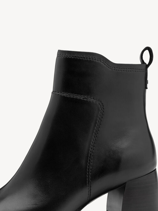 Bottine, BLACK LEATHER, hi-res