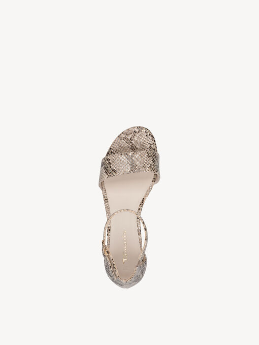 Sandaaltje, BEIGE SNAKE, hi-res