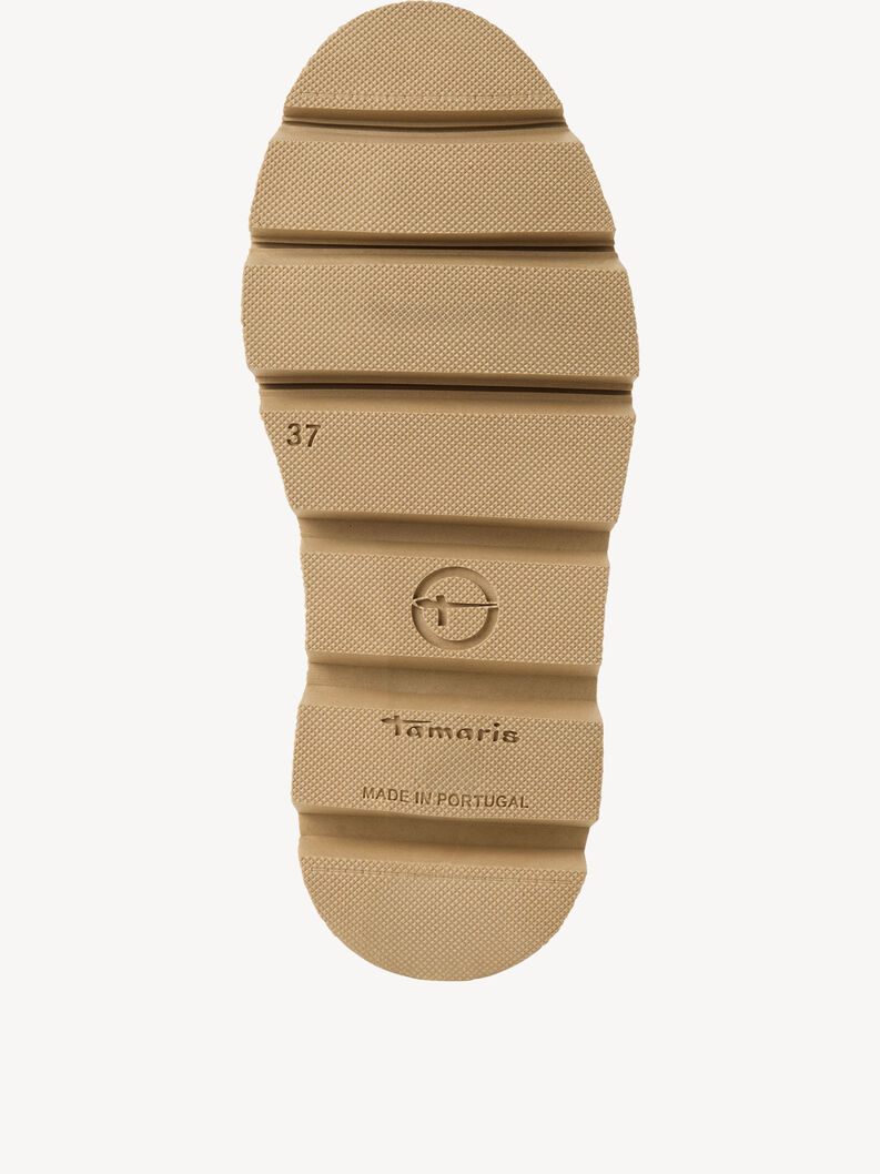 Lederstiefelette - beige Warmfutter, BEIGE, hi-res