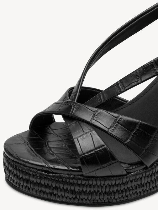 Sandalette, BLACK CROCO, hi-res