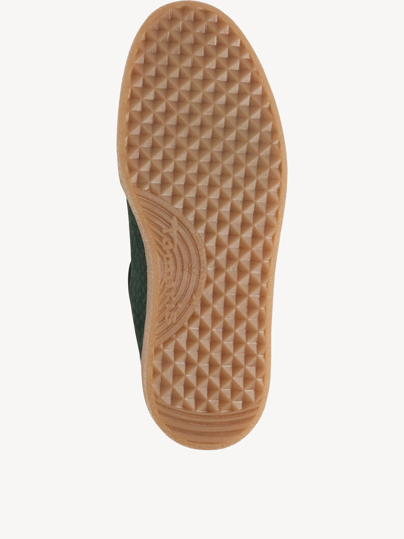 Leather Sneaker - green, BOTTLE, hi-res
