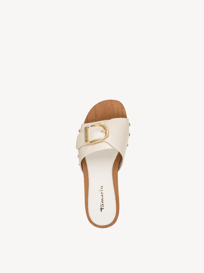 Pantolette - beige, IVORY, hi-res