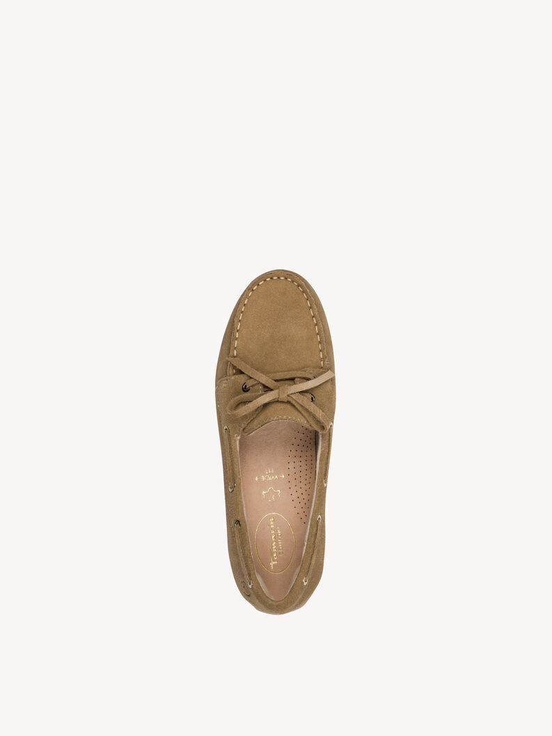 Ledermoccassin - braun, braun, hi-res