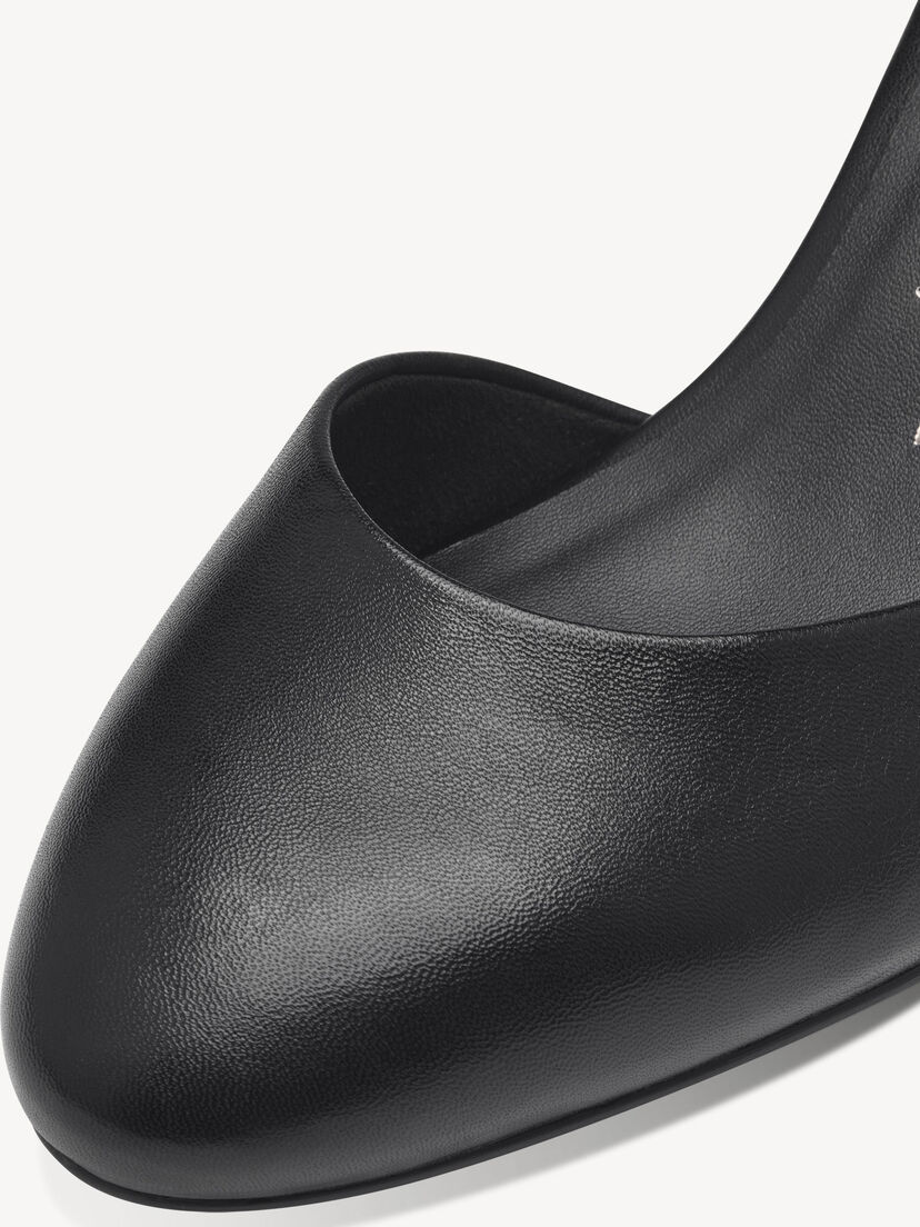 Pumps, BLACK LEATHER, hi-res